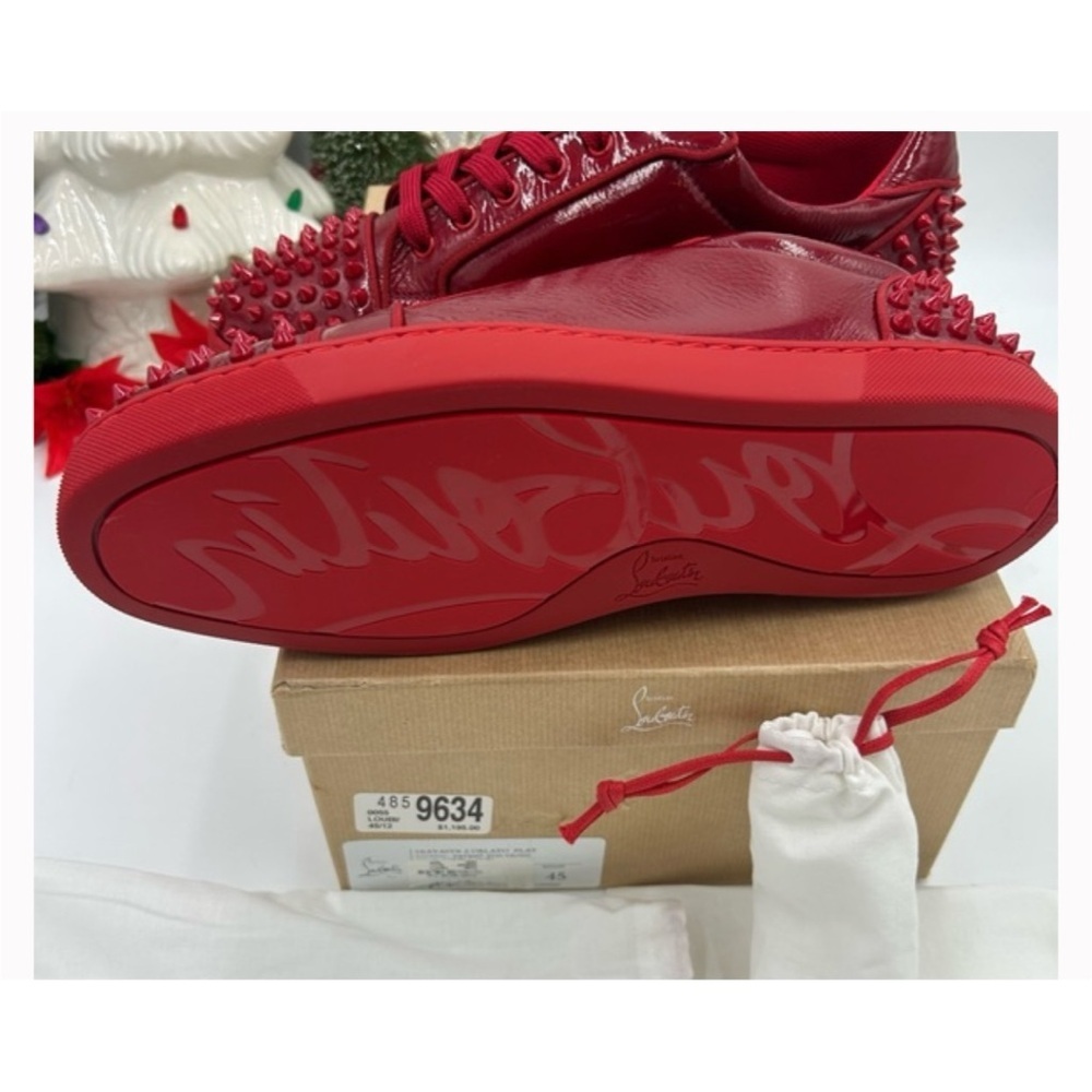 Christian Louboutin SEAVASTE orlato flat sneakers size 46 made in Italy - Picture 3 of 6